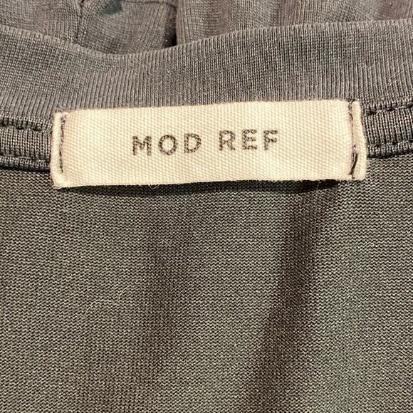 Mod Ref Charcoal Gray Peplum Tank Top Women's Size Medium - Picture 3 of 3